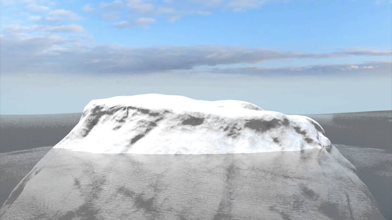 Giant iceberg drifting into open ocean from Antarctica