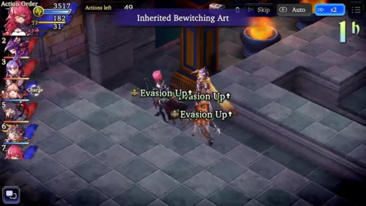 Evasion Team in Guild Battle Arena Map 2021-02-06