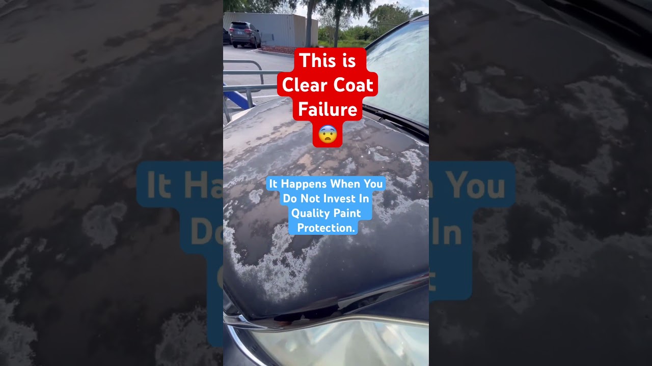 You Won&rsquo;t Believe The Clear Coat Failure on This Car!
