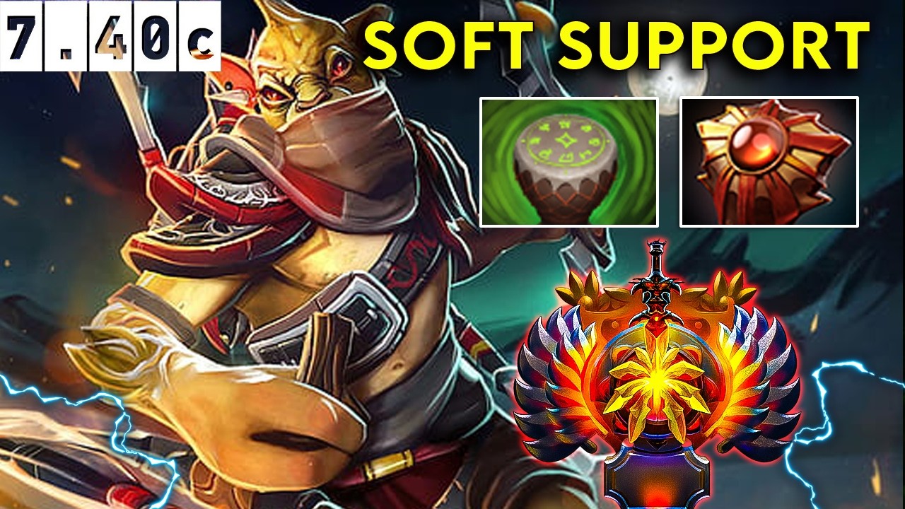 Bounty Hunter Immortal Soft Support - Dota 2 Patch 7.40c Pro Pub Gameplay