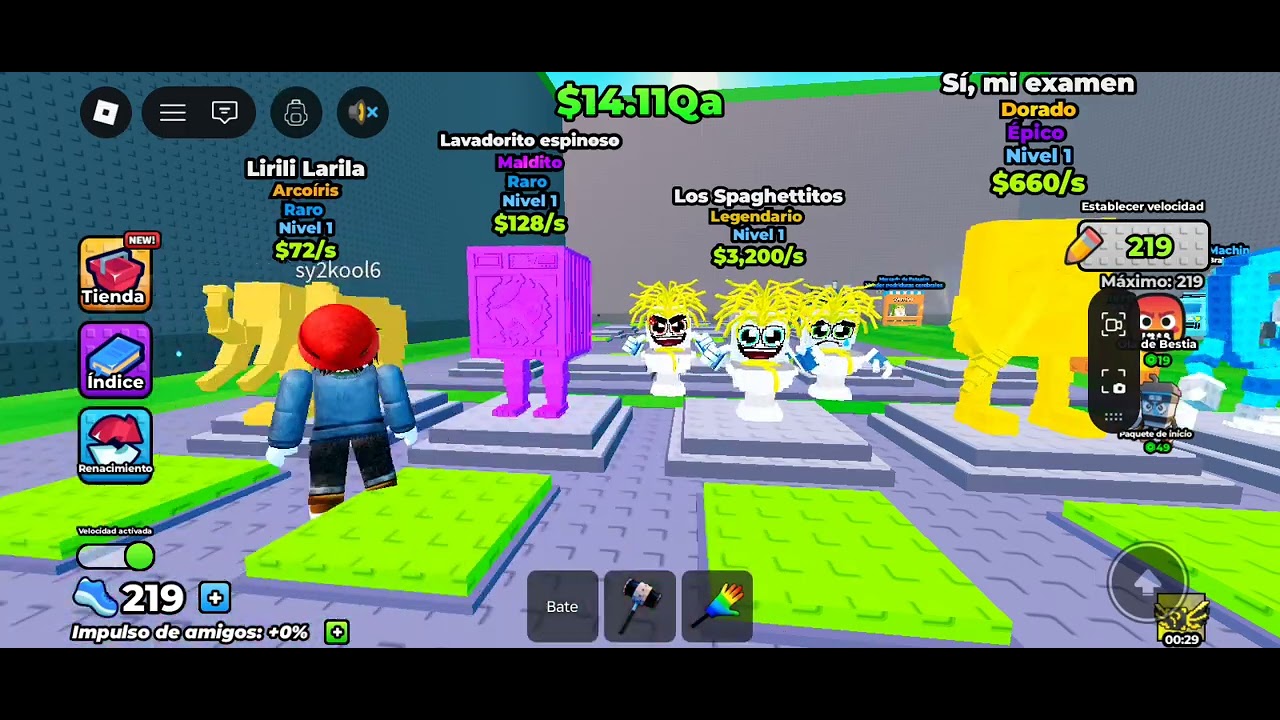 Jugando juegos de BRAINROTS 🤑 pt1