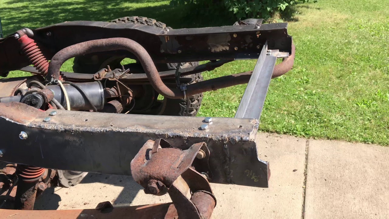 Rebuilding my 2000 ford ranger rusted frame