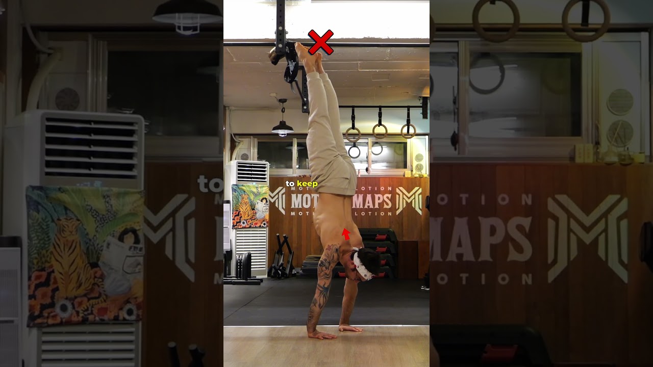 Unlock your Handstand Line with This Shoulder Activation! #handstandtutorial #handstandworkout