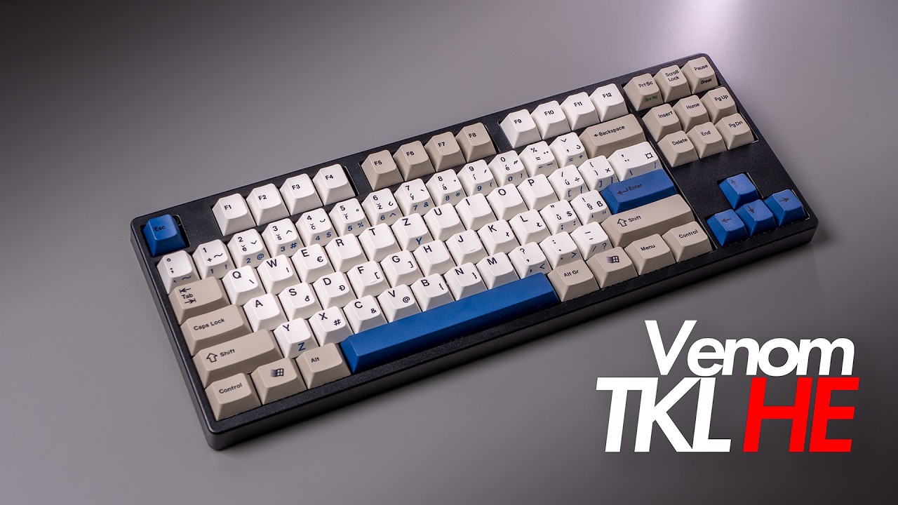 Создание самой быстрой TKL-клавиатуры с эффектом Холла.