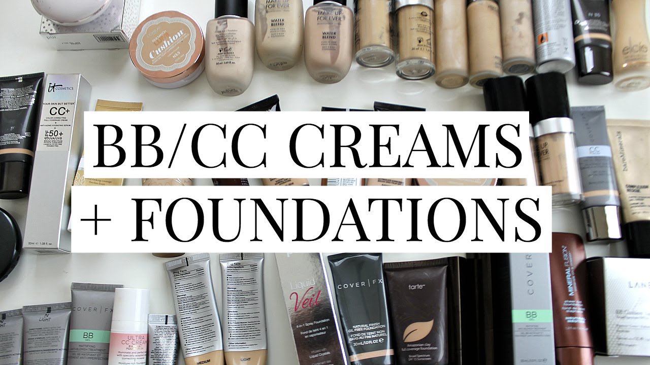 Makeup Declutter/Collection: BB/CC Creams + Foundations | Kendra Atkins