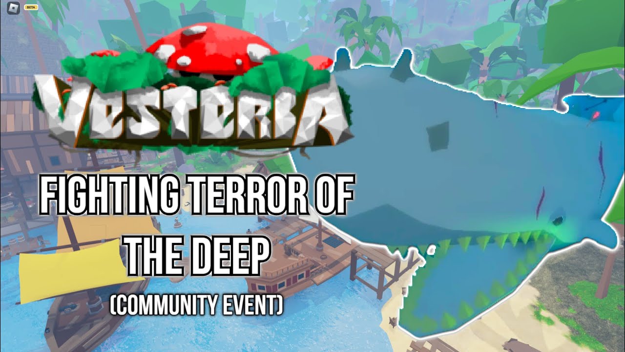 fighting a SUPER GIANT WHALE | ROBLOX - Vesteria