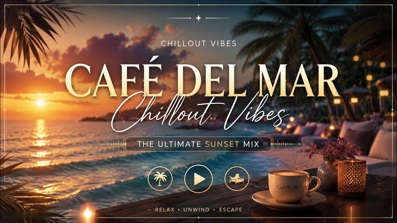 Caf&eacute; del Mar Ibiza - Sunset Chillout Music 2026 ~ Luxury Lounge & Deep Chillout Beats Mix