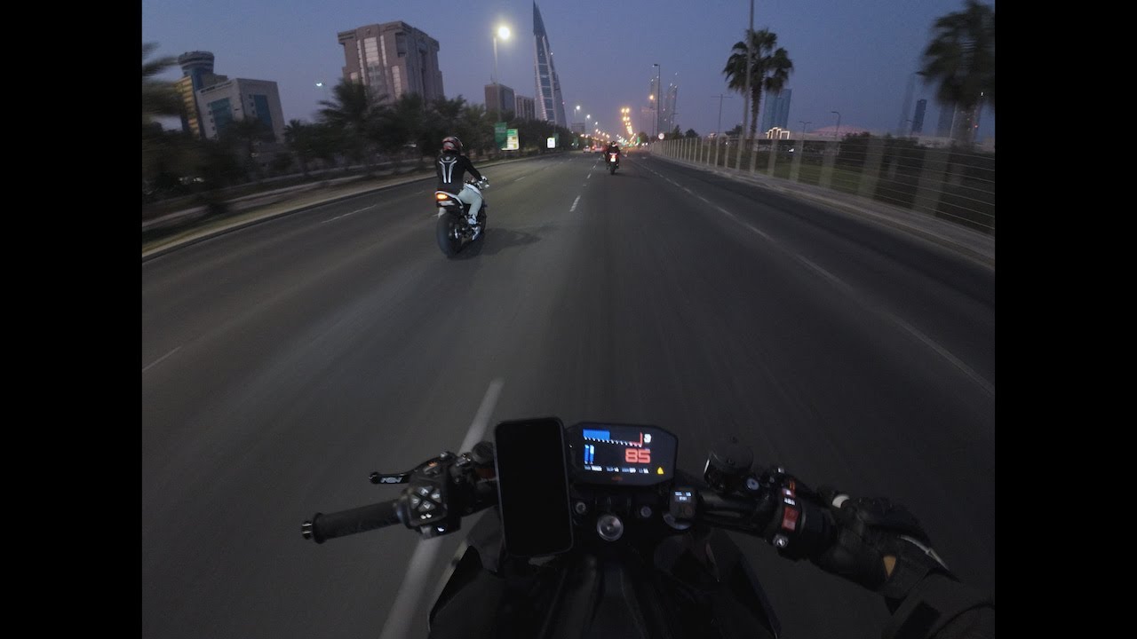 DJI ACTION 4 | 4K RECORDING KTM  1290 SUPERDUKE R | BAHRAIN