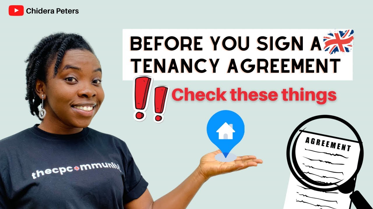 BEFORE you sign a tenancy agreement, watch this! | UK International Students