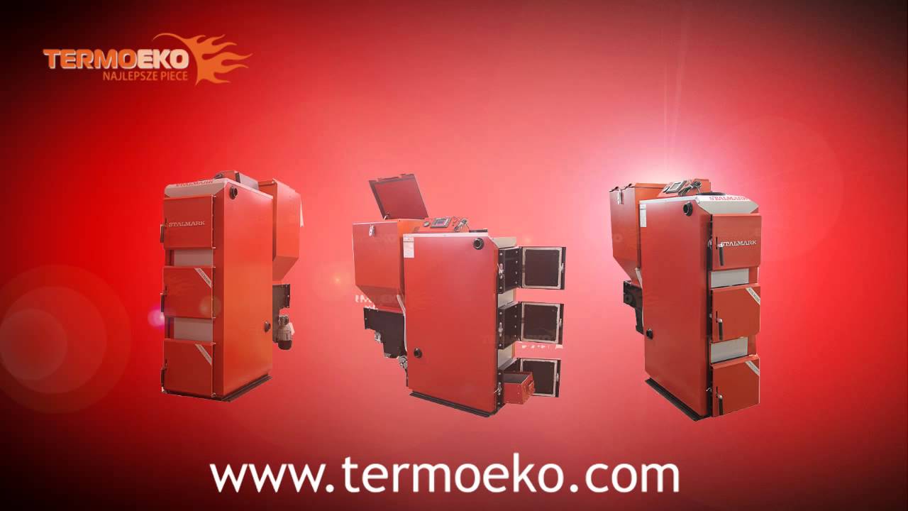 Termoeko Kocioł kotły Piec piece co Stalmark podajnik tłokowy Tech eko groszek