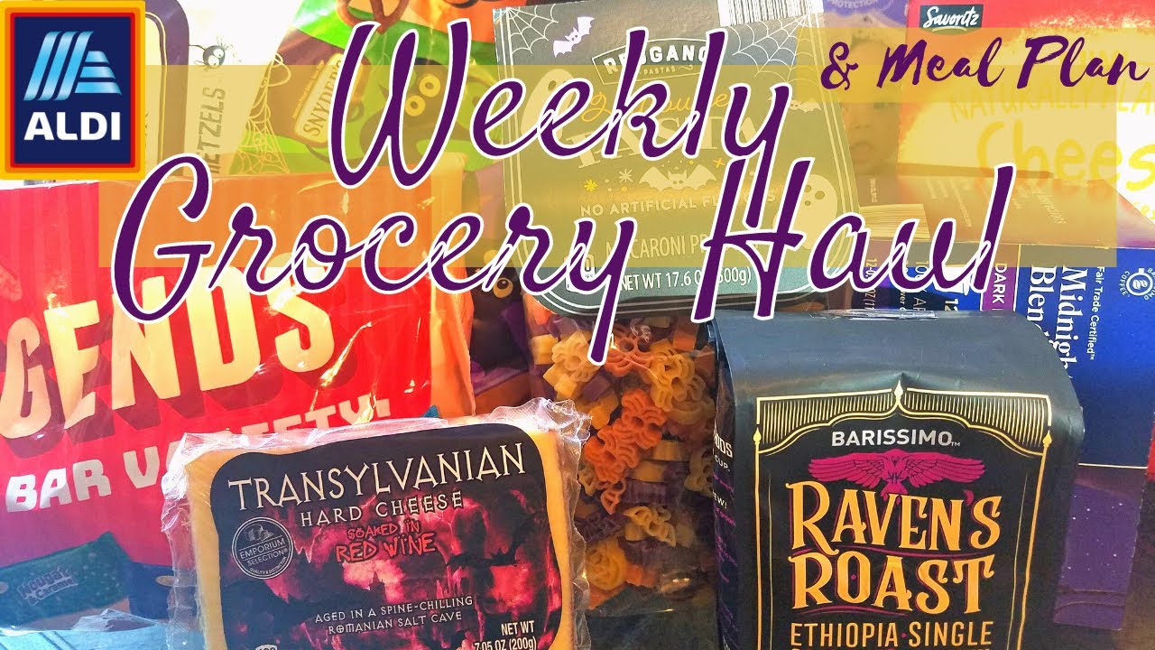 Weekly Grocery Haul & Meal Plan | Prices Included | Aldi Haul 2021
