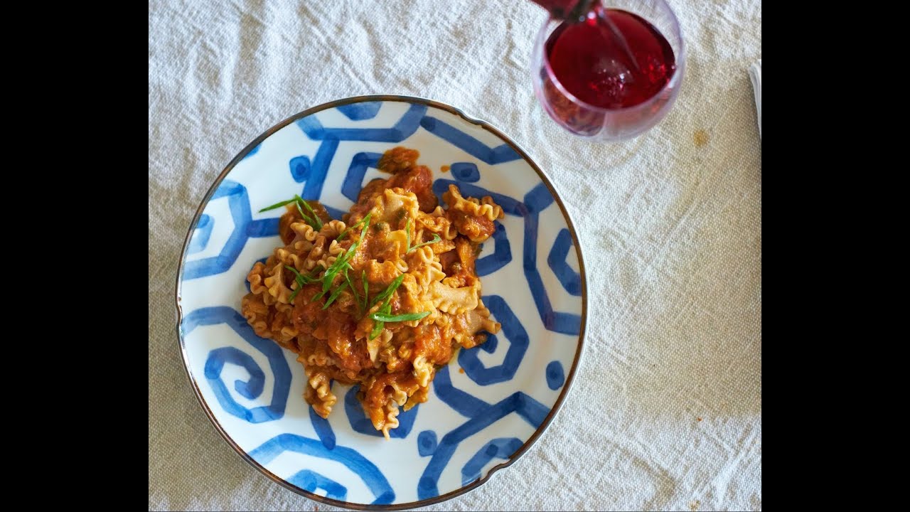 Tuna pasta - a simple dish made from all pantry items.
