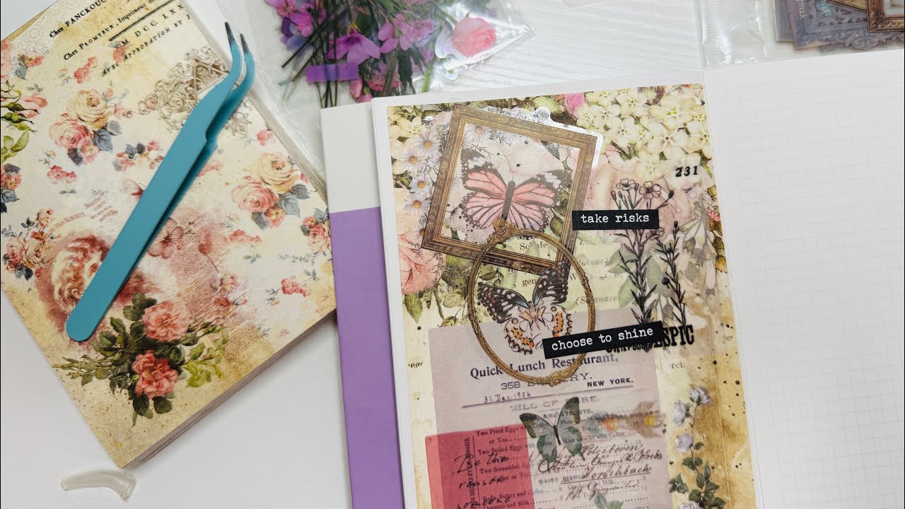 Vintage Scrapbooking ASMR - Relaxing Sounds of Old Paper