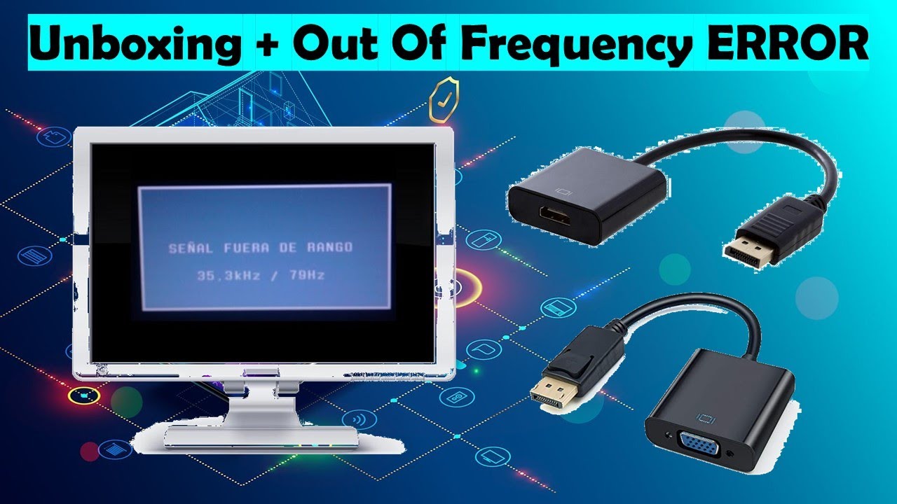 Compré esto para arreglar problema de Monitor Out Of Range / Frequency | Fuera de Rango + Unboxing