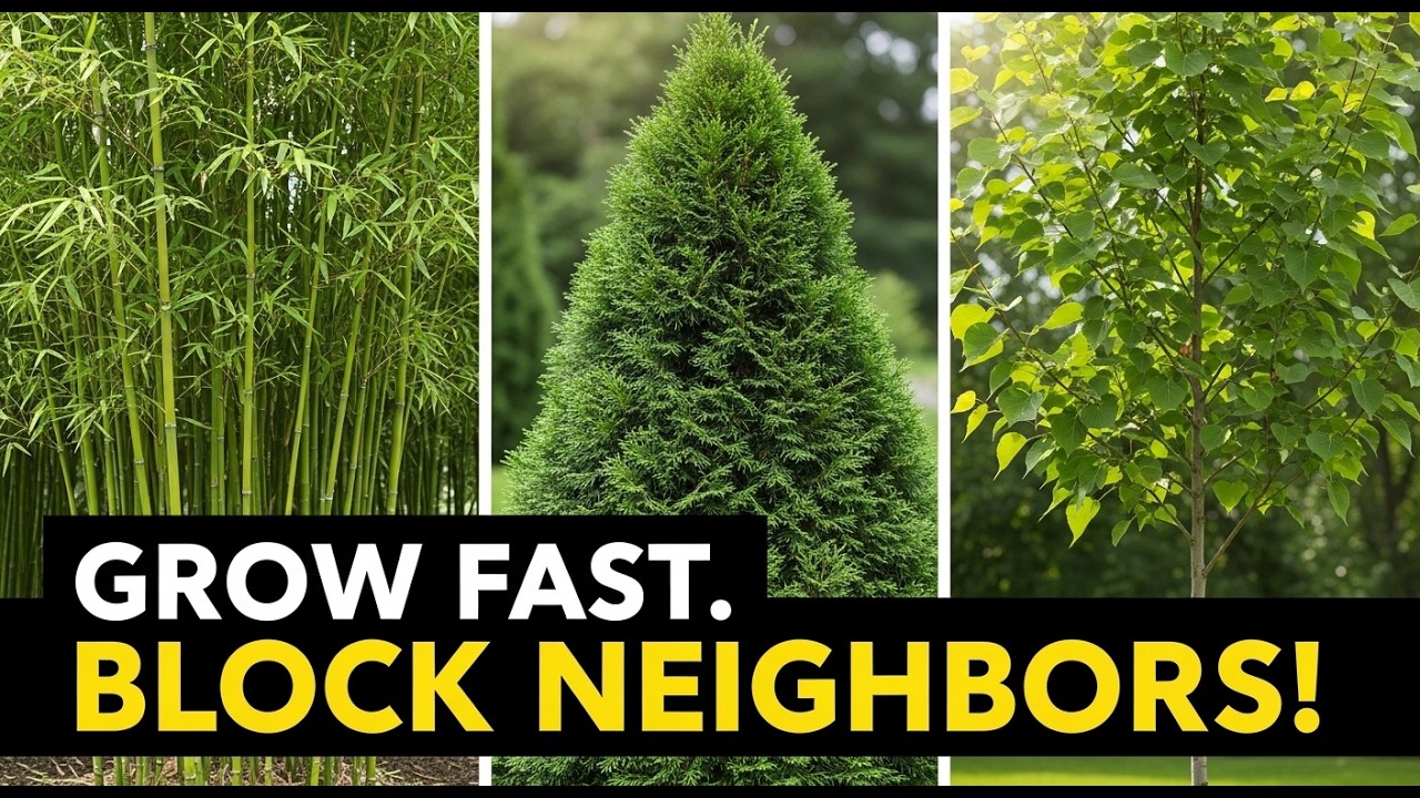 10  Fast Growing Trees For Instant Backyard Privacy