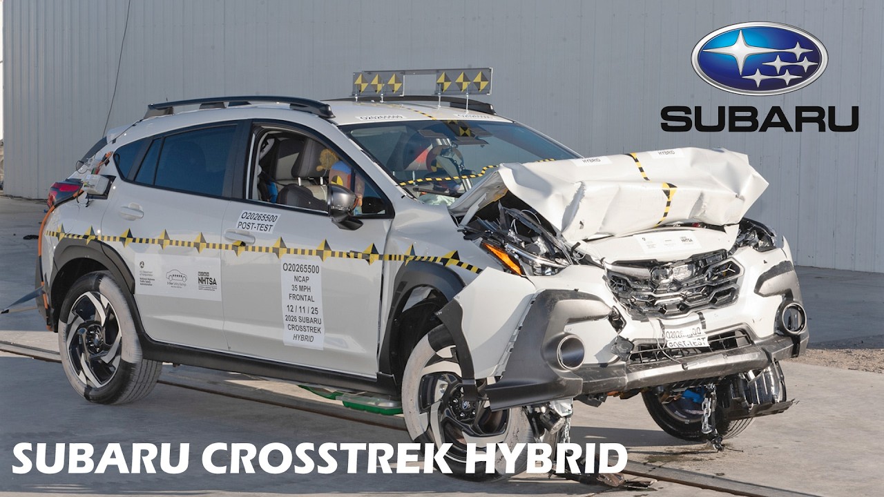 SUBARU CROSSTREK HYBRID HEV crash test frontal | 2026 |