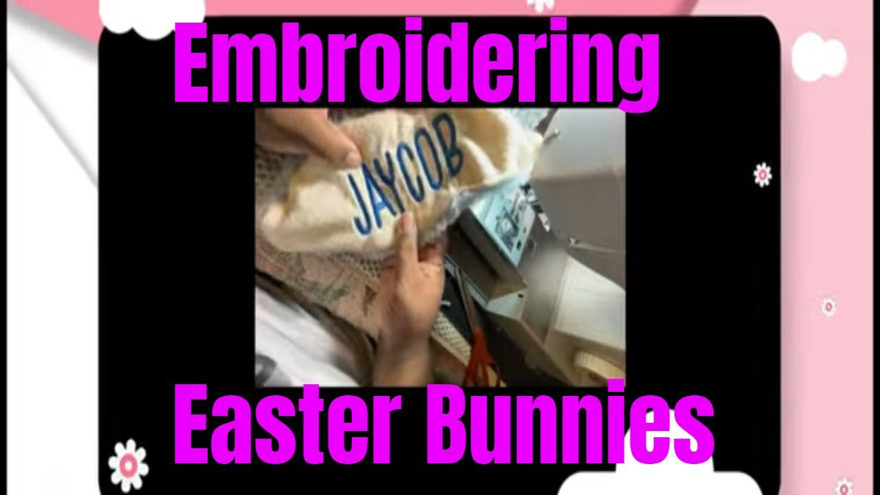Bunny Ear Embroidery Tutorial: How to open up Bunny Ears from Embroidery