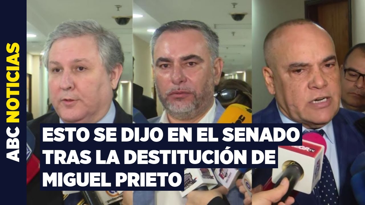 Senadores opinan sobre la destitución de Miguel Prieto: ¿cartismo busca generar terror?