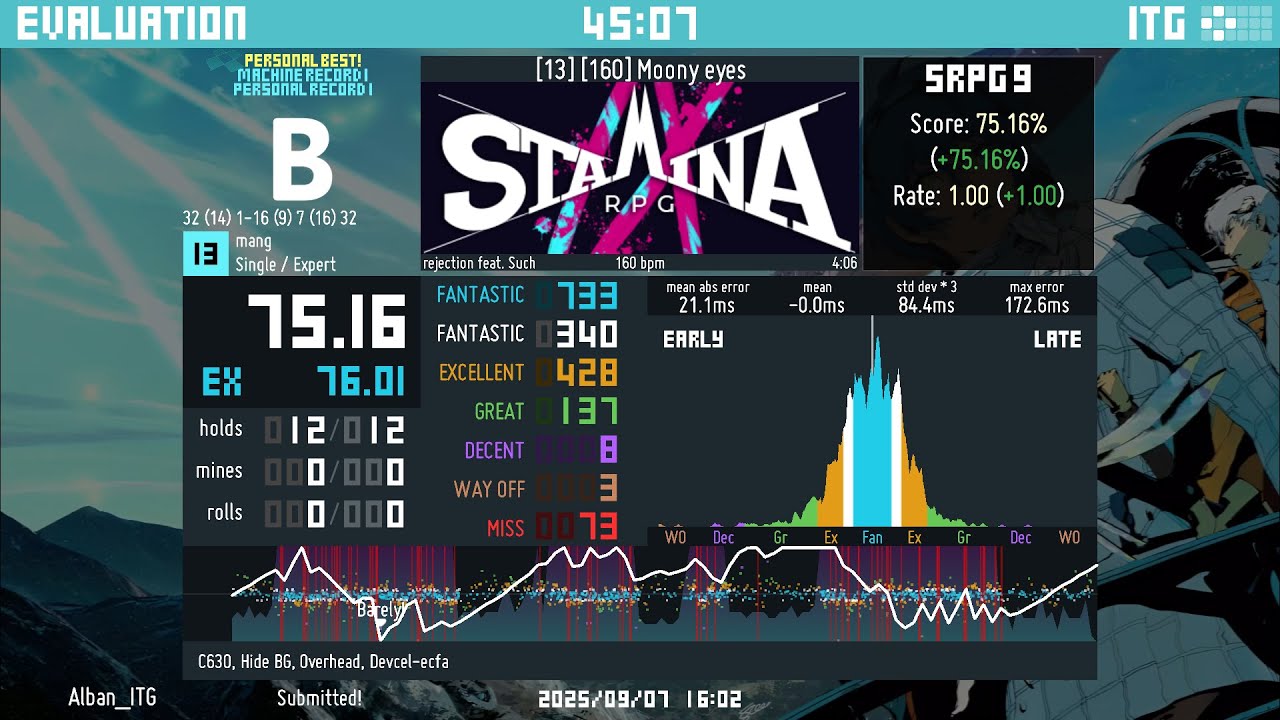 ITG - Stamina RPG 9 - [13] [160] Moony eyes