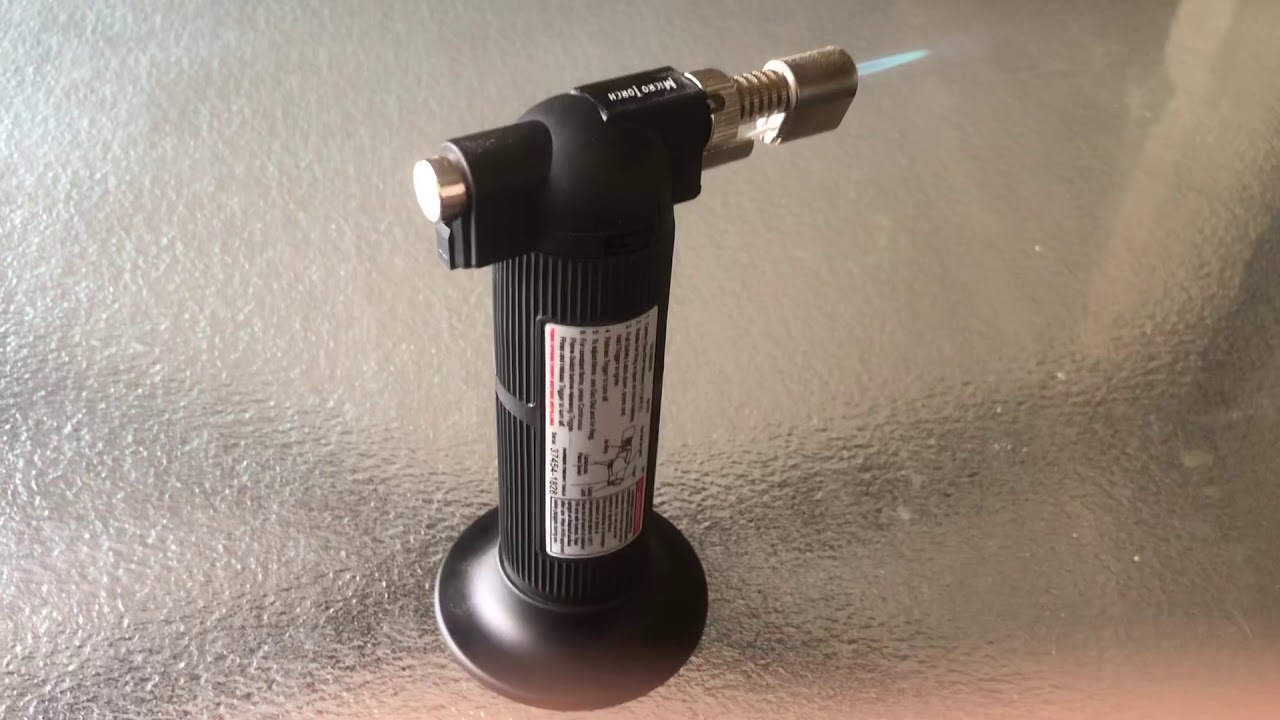 MICRO TORCH BLOW TORCH ( REQUIRES BUTAINE FUEL ONLY) REVIEW