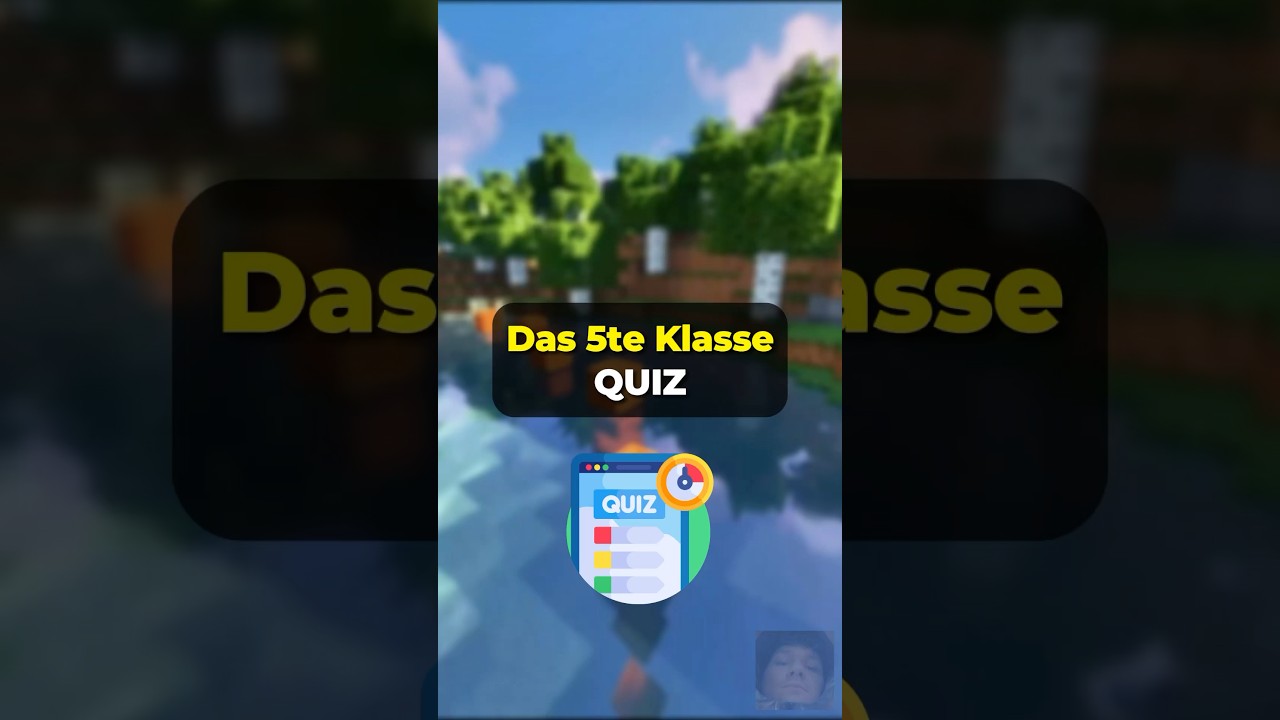 Schaffst du die 5te Klasse? #allgemeinwissen #fragen #quiz #wissenstest #wissen #schule #shorts