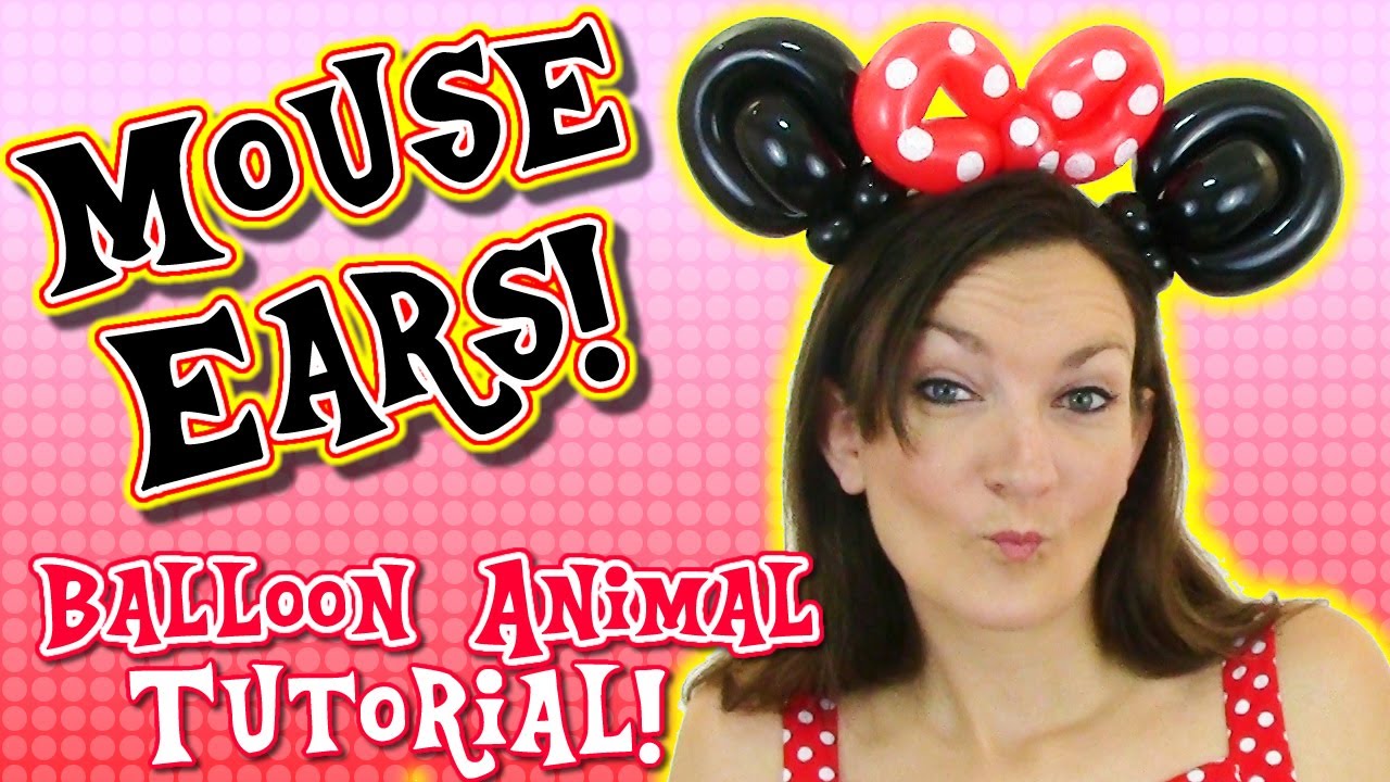 Easy MOUSE EARS Balloon Animal Tutorial - Learn Balloon Animals with Holly!