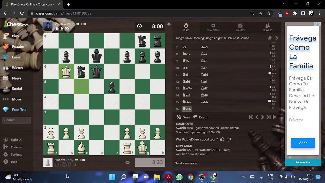 DAILY CHESS LIVESTREAM | 🔴 LIVE | DAY: 1