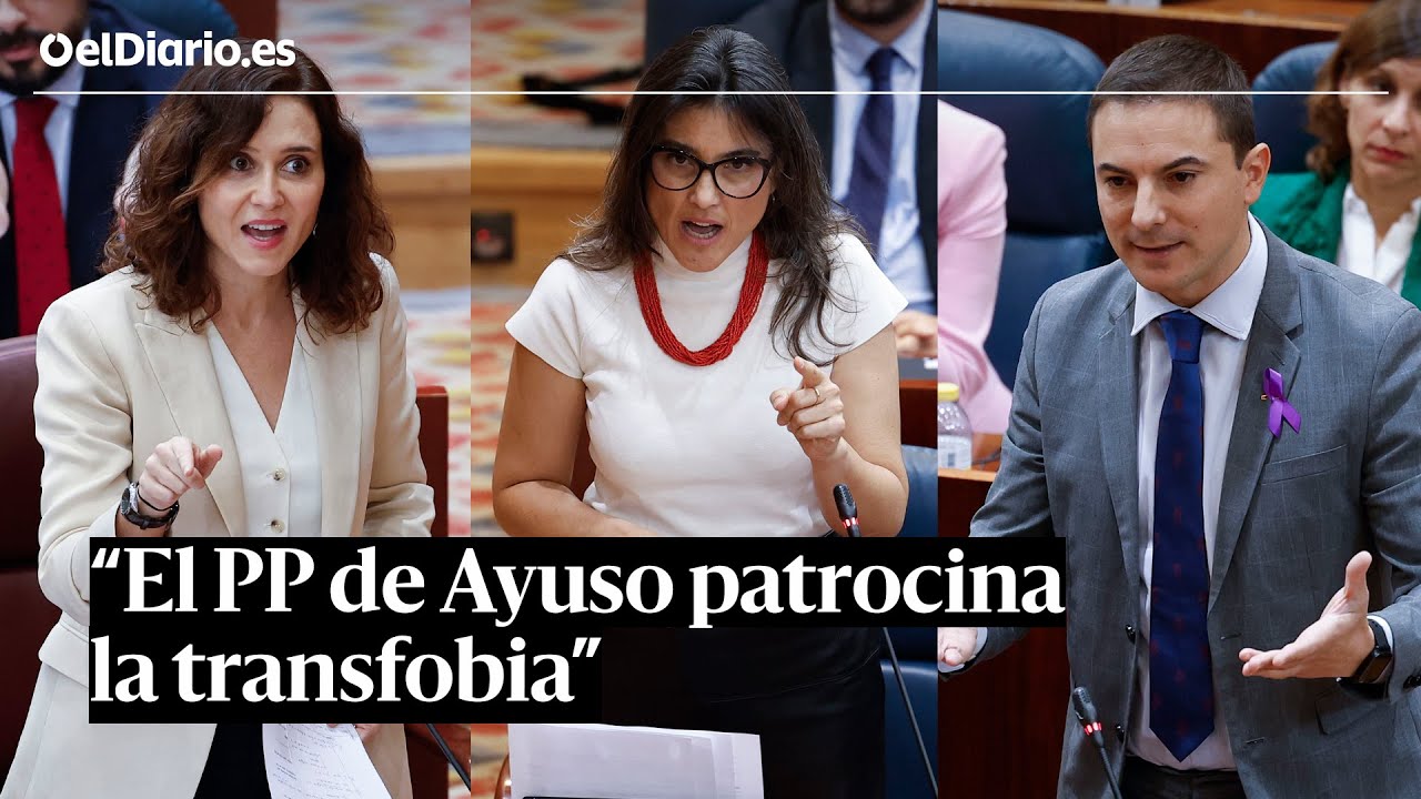 Manuela Bergerot se estrena en la Asamblea de Madrid: “El PP de AYUSO patrocina la TRANSFOBIA”