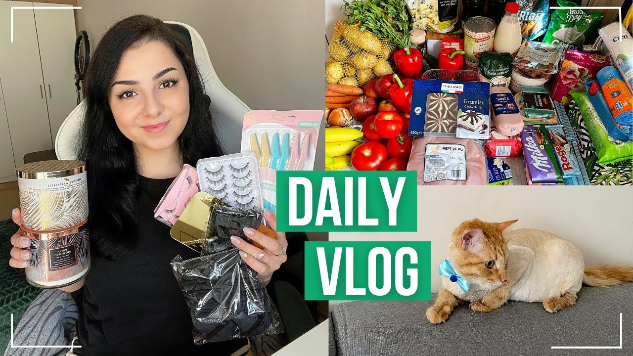 Daily Vlog | Haul Shein, Bath&Body Works, cumparaturi alimentare, l-am tuns pe Cookie