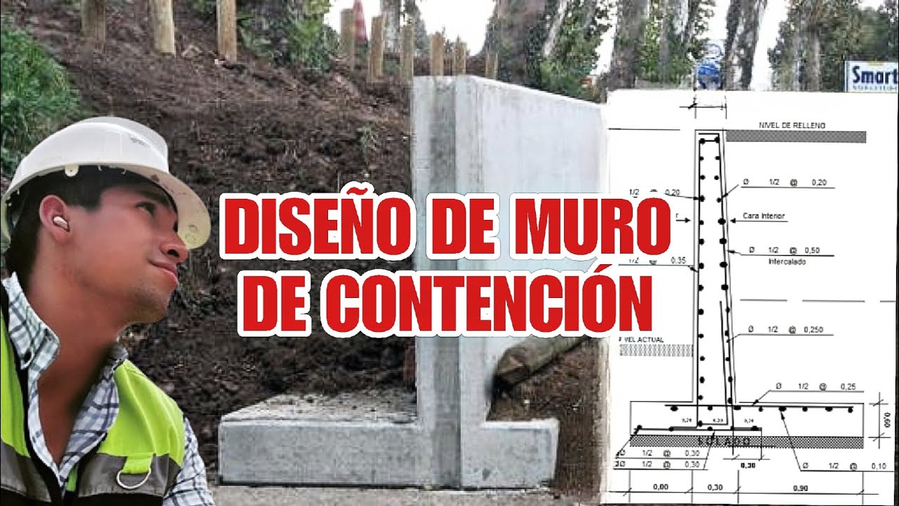 Diseño de Muros de Contención en Voladizo (Con Sobrecarga)