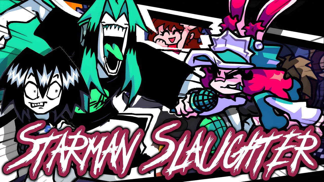 STARMAN SLAUGHTER but 7QUID vs Skarlet Bunny sings cover!!!🔥【Zibidi, Binej and Skarlet T. Bunny】