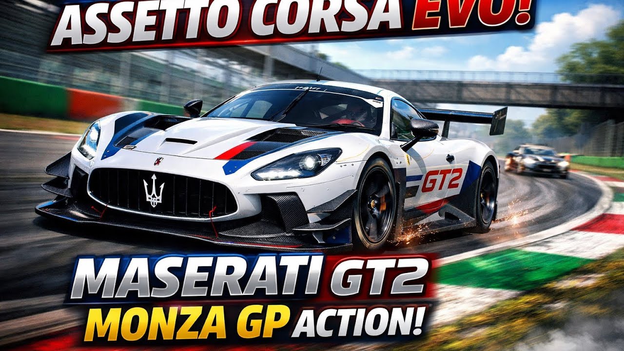 Maserati GT2 — это чистая мощь | Ассетто Корса ЭВО 2026 | Гран-при Монцы