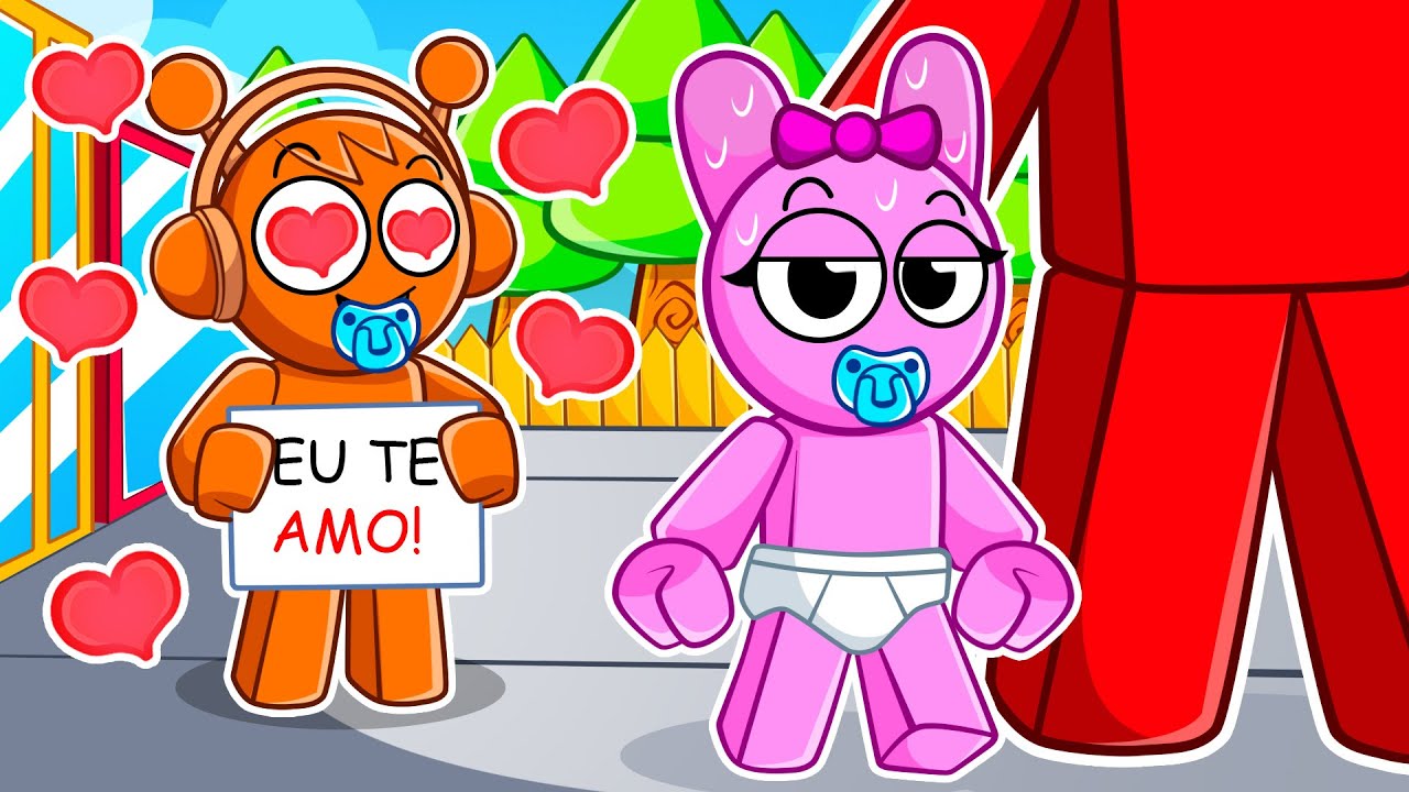 BEBÊ PINKI tem um FÃ MALUCO no ROBLOX!!