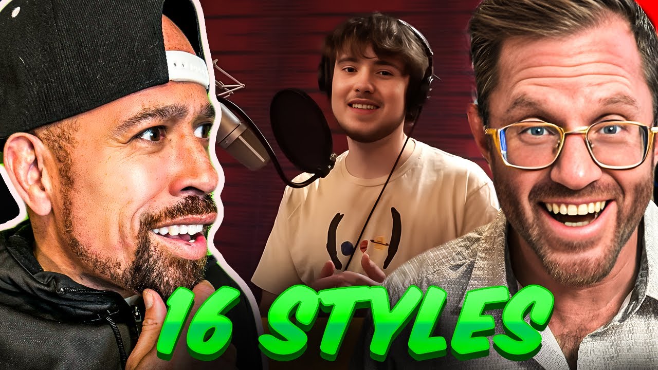 Первая реакция на 16 стилей рэпа от Quadeca! W the Boyz