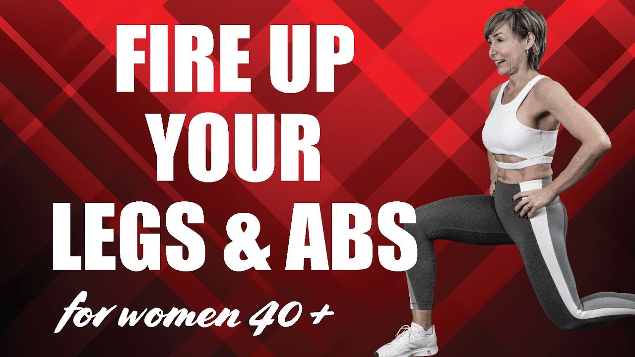 Legs and Abs Superset Workout for Women Over 40