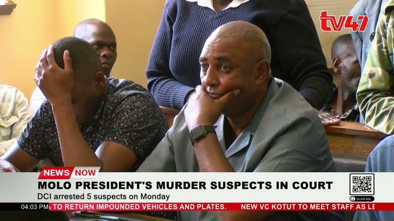 Molo president’s murder suspects in court