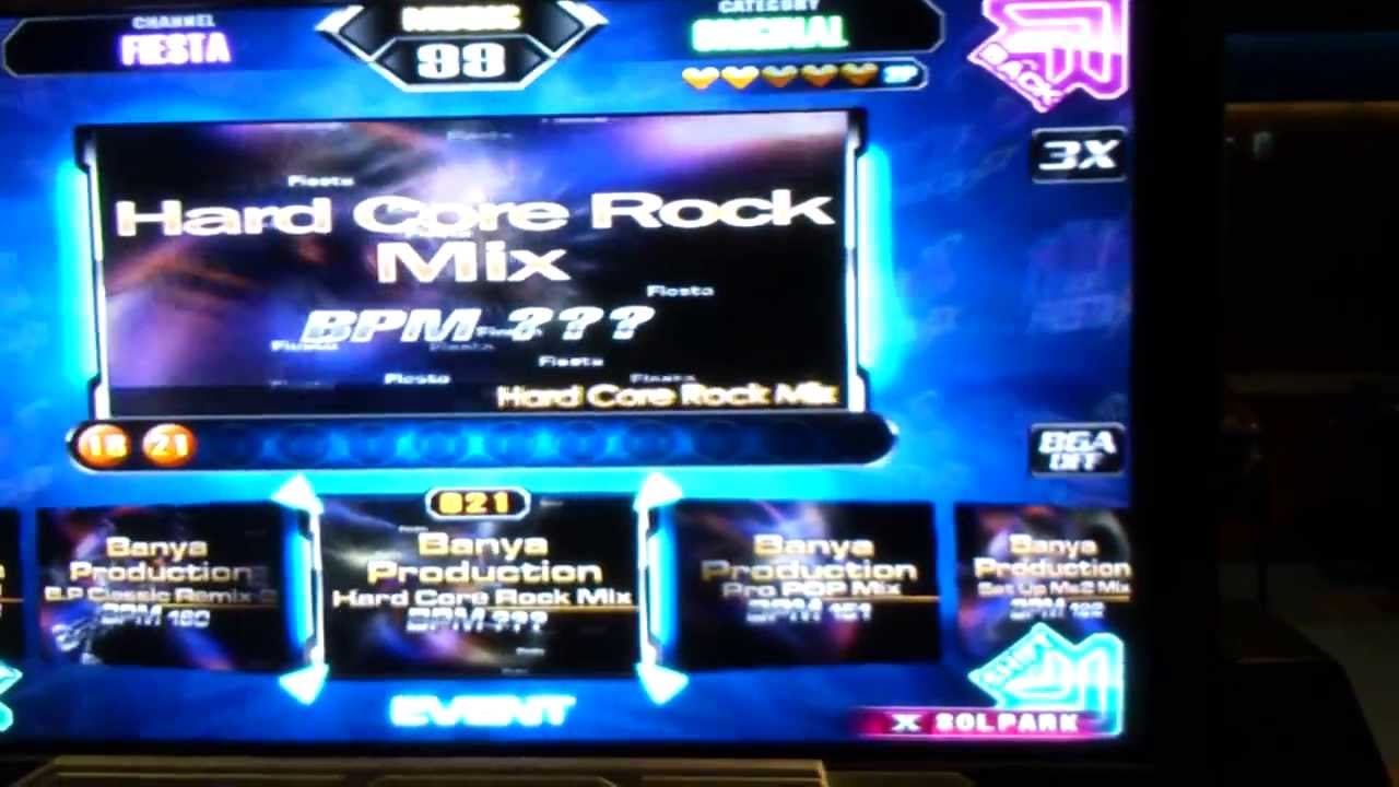 Pump It Up Fiesta EX v1.51 full song list