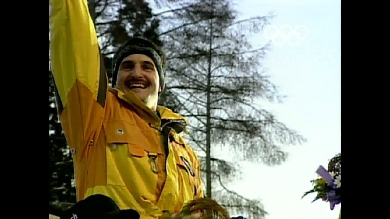 Georg Hackl Wins Luge Gold In New Aerodynamic Boots - 1998 Nagano Winter Olympics