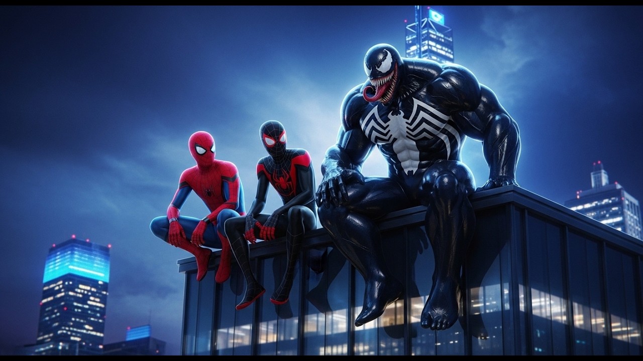 • Miles & Peter vs VENOM – Total Chaos! 🕷️💥🖤 14