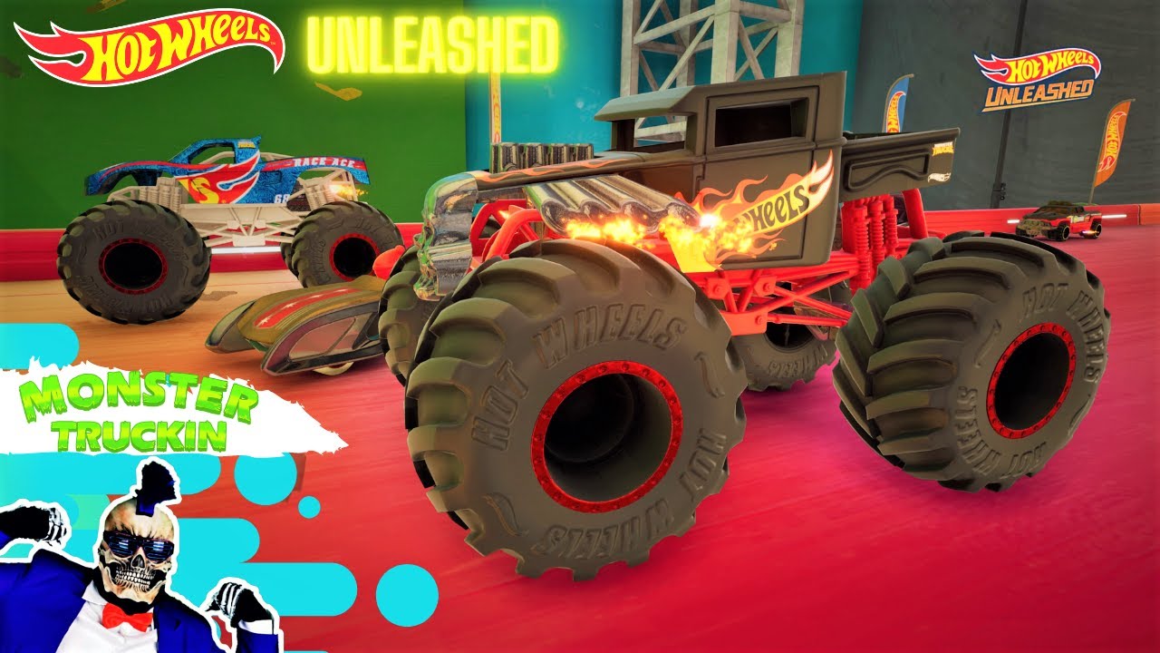 БЕЗУМНЫЕ гонки и аварии на монстр-траках | Hot Wheels Unleashed | BeamNG Drive