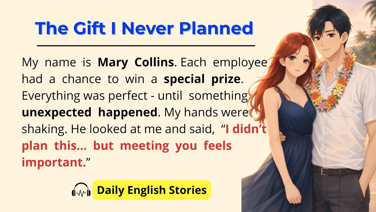 The Gift I Never Planned... Trip To Hawaii🌺  | Improve Your English | Daily English Story