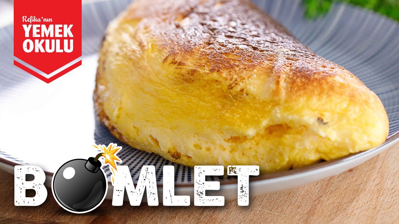 Bomlet 💣Kabarık Yumurta Kore Omleti Tarifi
