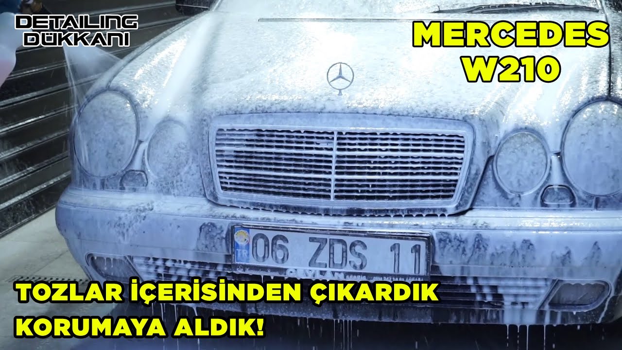 W210 MERCEDES E200’Ü GARAJINDAN TOZLAR İÇERİSİNDE ALIP AYNA PARLAKLIĞI İLE İADE ETTİK! AŞAMALAR 👉👉