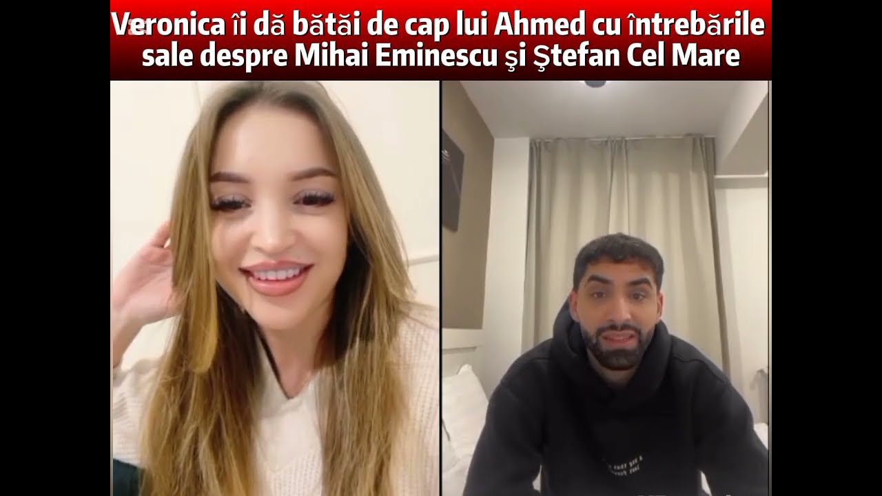 Veronica îi dă bătăi de cap lui Ahmed cu întrebări despre Eminescu şi Ştefan Cel Mare 🤦 Casa Iubirii