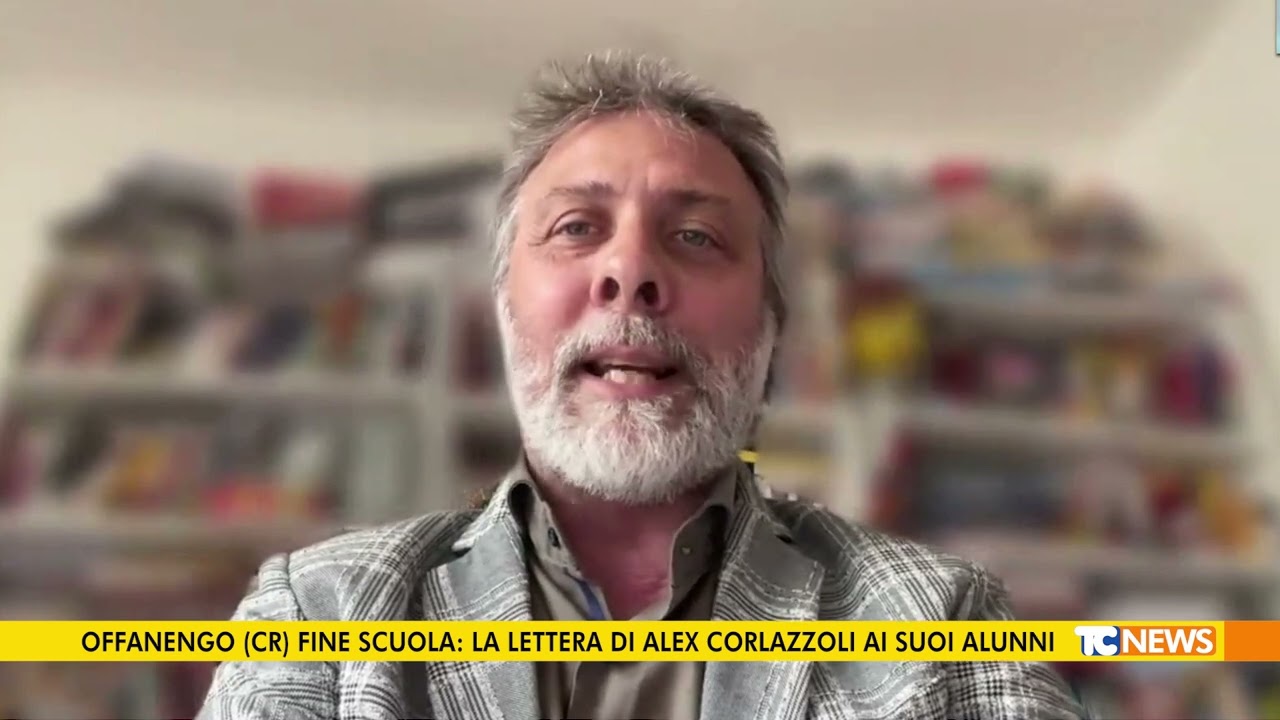 Offanengo (Cr) fine scuola: la lettera di Alex Corlazzoli ai suoi alunni