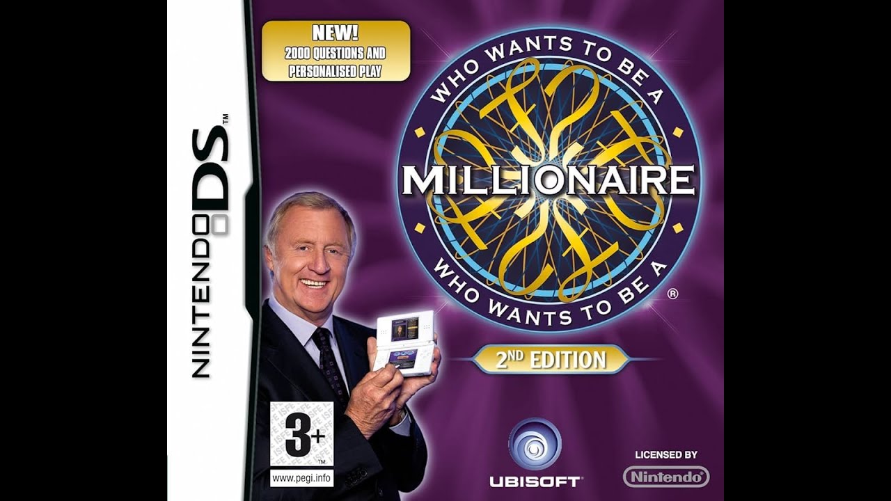 Who Wants to Be a Millionaire UK 2nd Edition Nintendo DS John Carpenter Game 