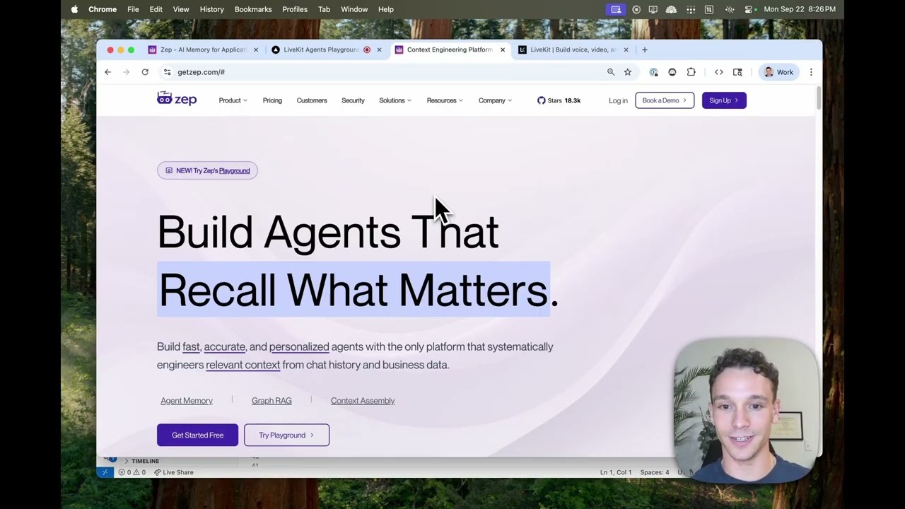 LiveKit x Zep: Low Latency Context For Voice Agents