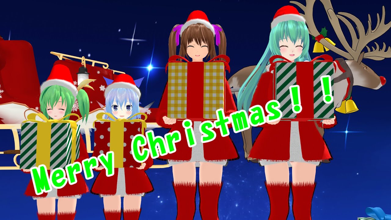 幻想郷にカワイイサンタがやって来た！【MMD紙芝居】