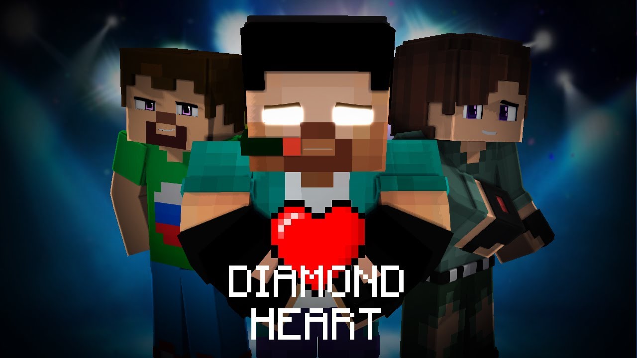 [Remake]"Diamond Heart" (A Minecraft Parody of Imagine Dragons - Demons)