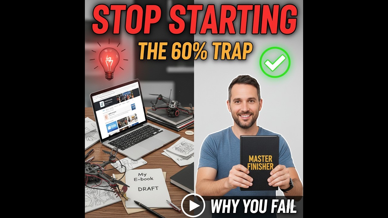 Why You Never Finish What You Start (The Science of Completion)